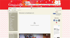Desktop Screenshot of gratitudeart.com
